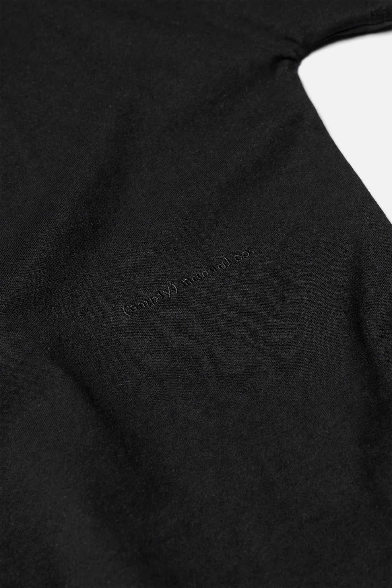(empty) manual co. jinbei tee/ black - GROGROCERY