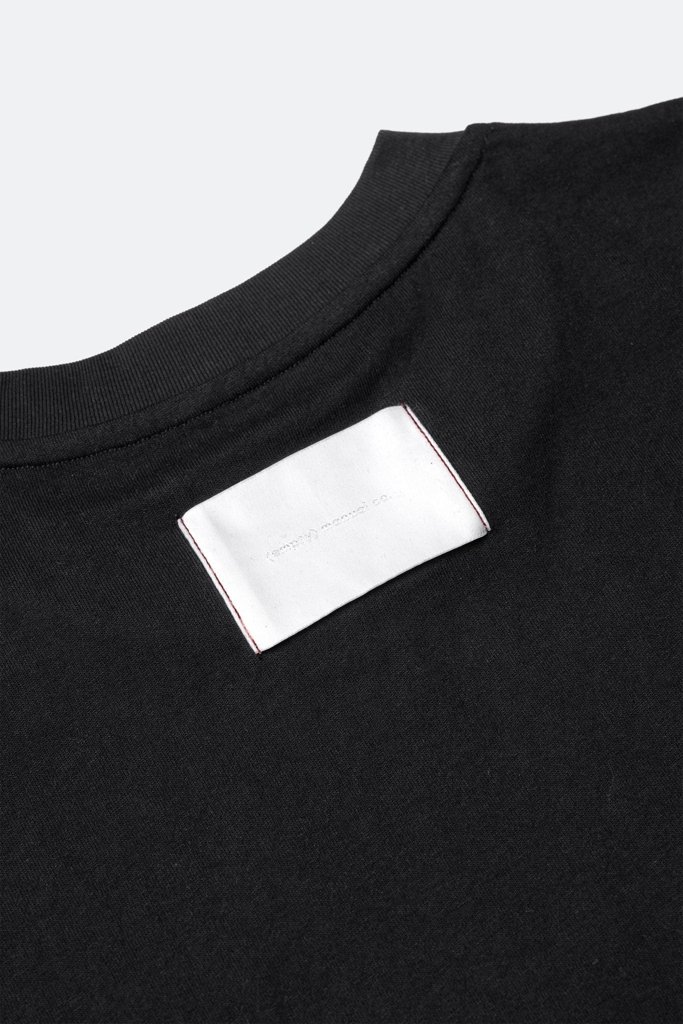 (empty) manual co. jinbei tee/ black - GROGROCERY