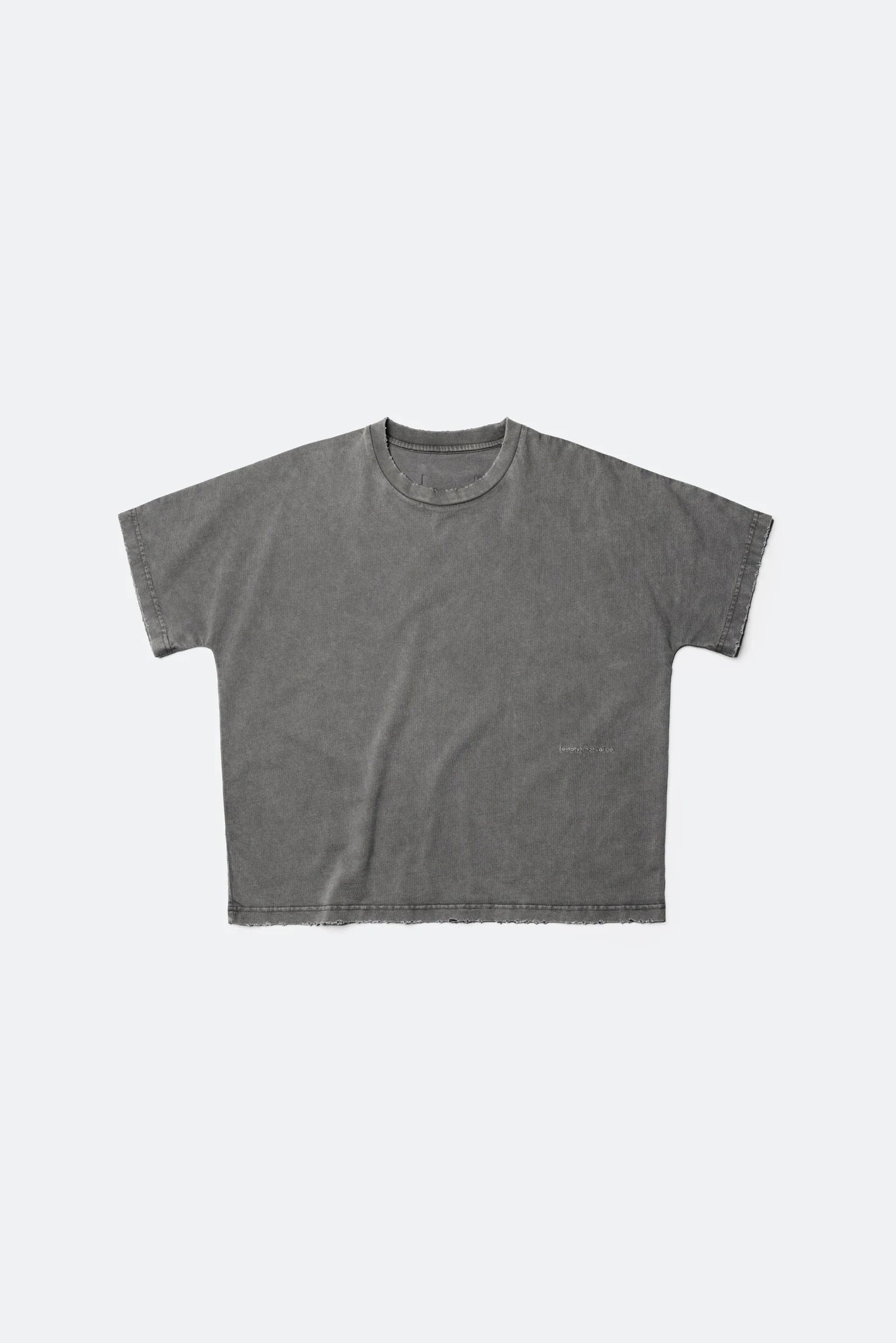 (empty) manual co. jinbei tee/ washed grey - GROGROCERY