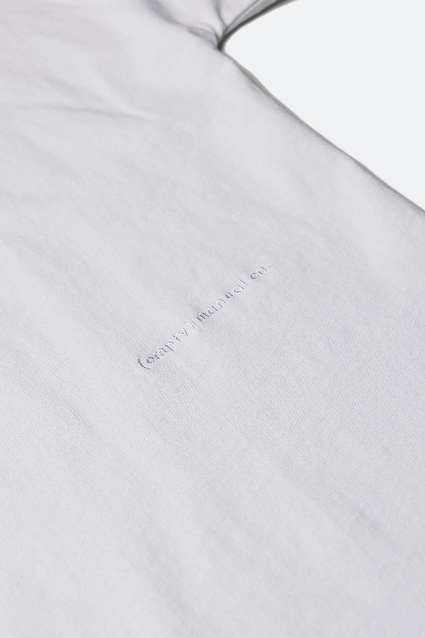 (empty) manual co. jinbei tee/ white - GROGROCERY