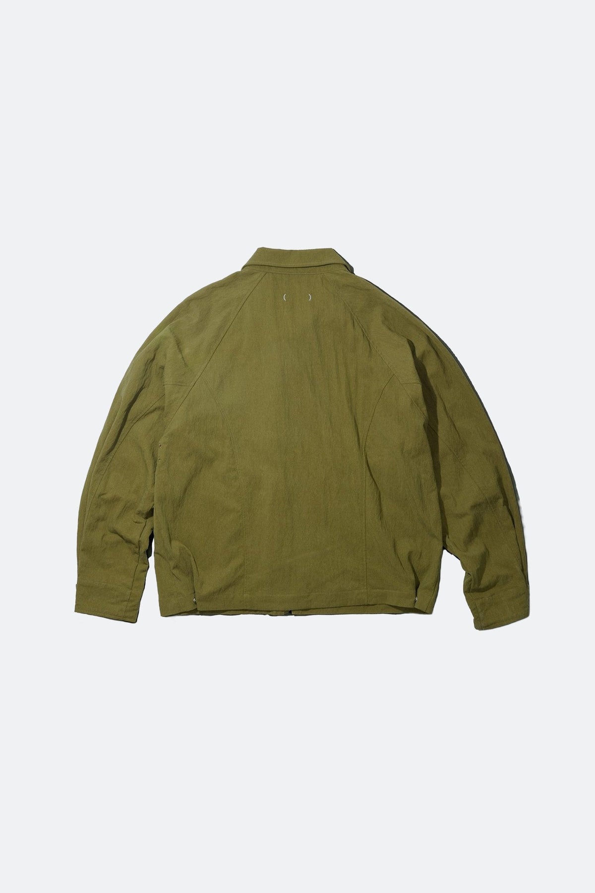 (empty) manual co. panelled blouson jacket/ army green - GROGROCERY