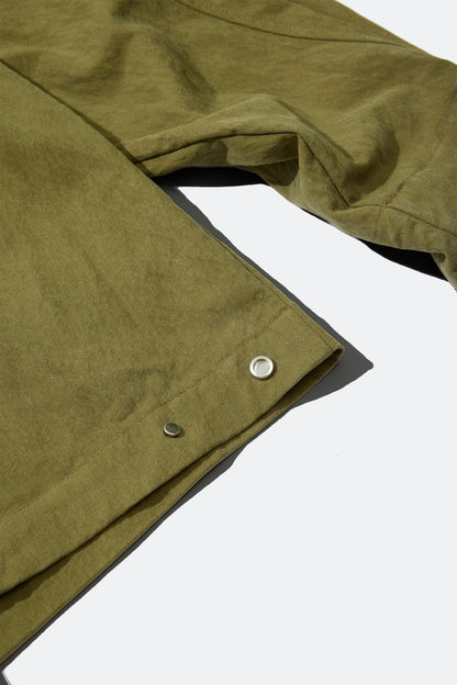 (empty) manual co. panelled blouson jacket/ army green - GROGROCERY
