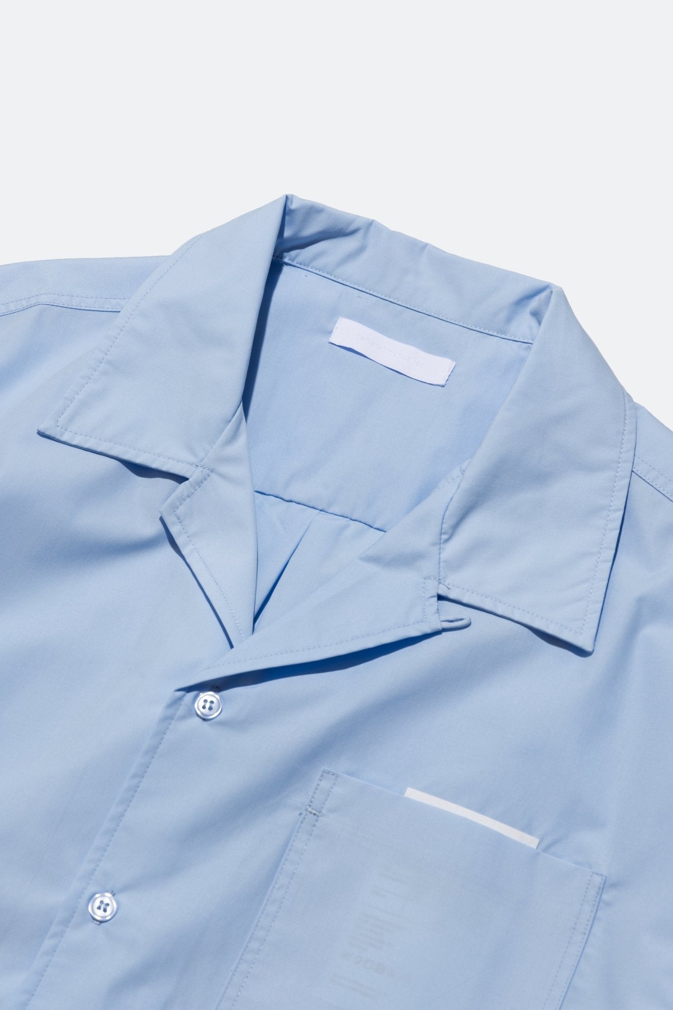 (empty) manual co. pocket(s) shirt/ cotton blue - GROGROCERY