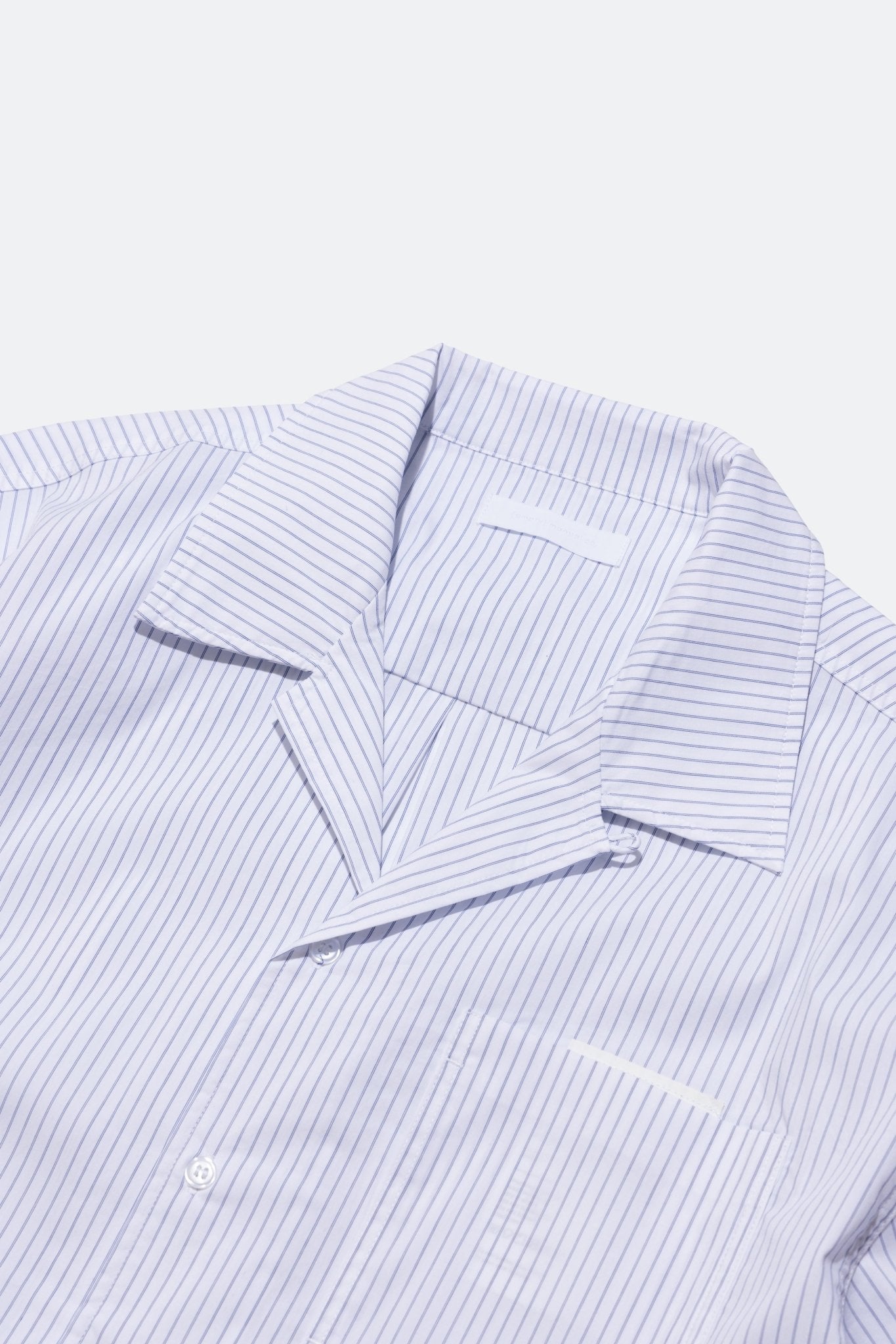 (empty) manual co. pocket(s) shirt/ white pinstripes - GROGROCERY