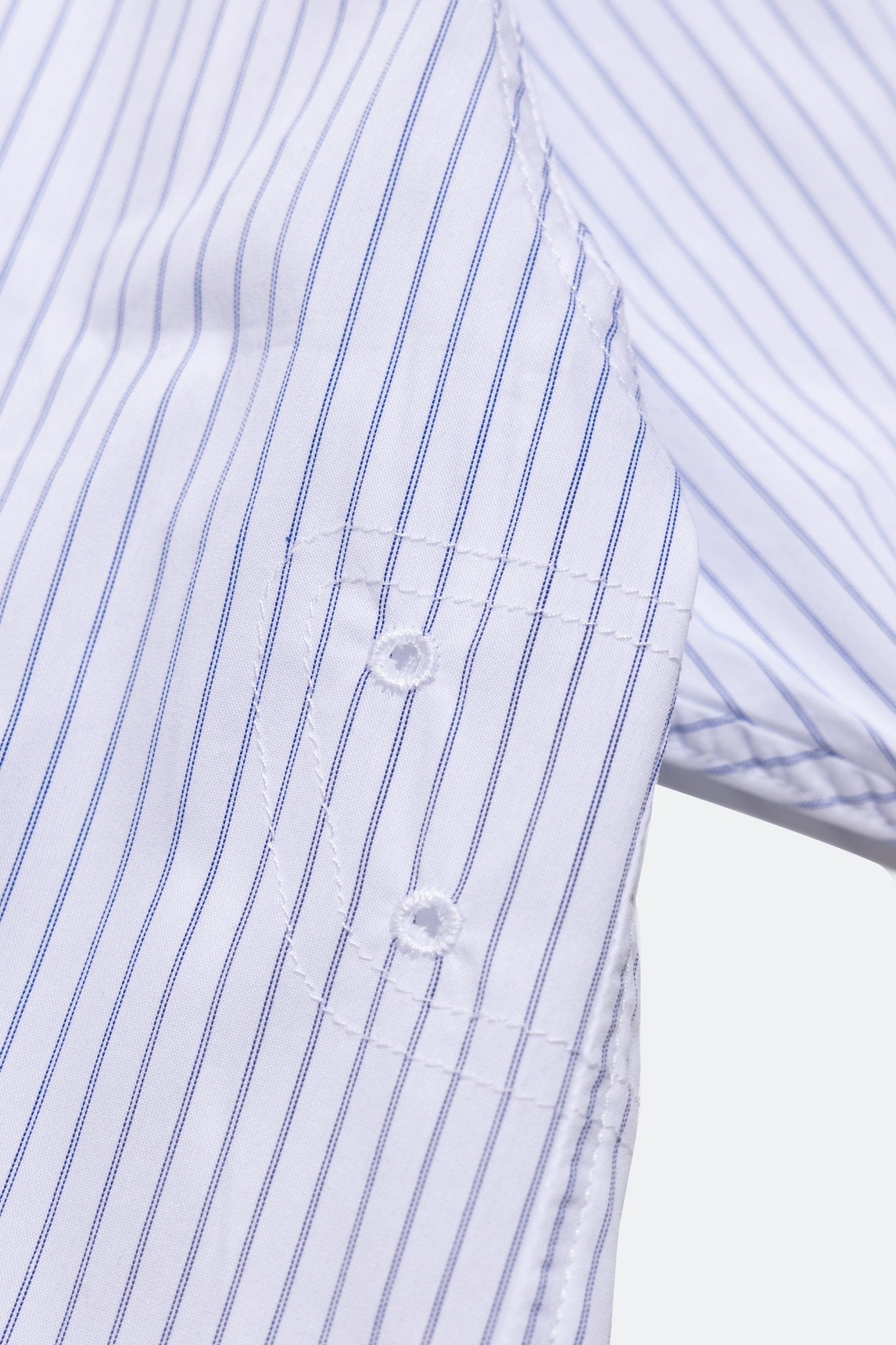 (empty) manual co. pocket(s) shirt/ white pinstripes - GROGROCERY