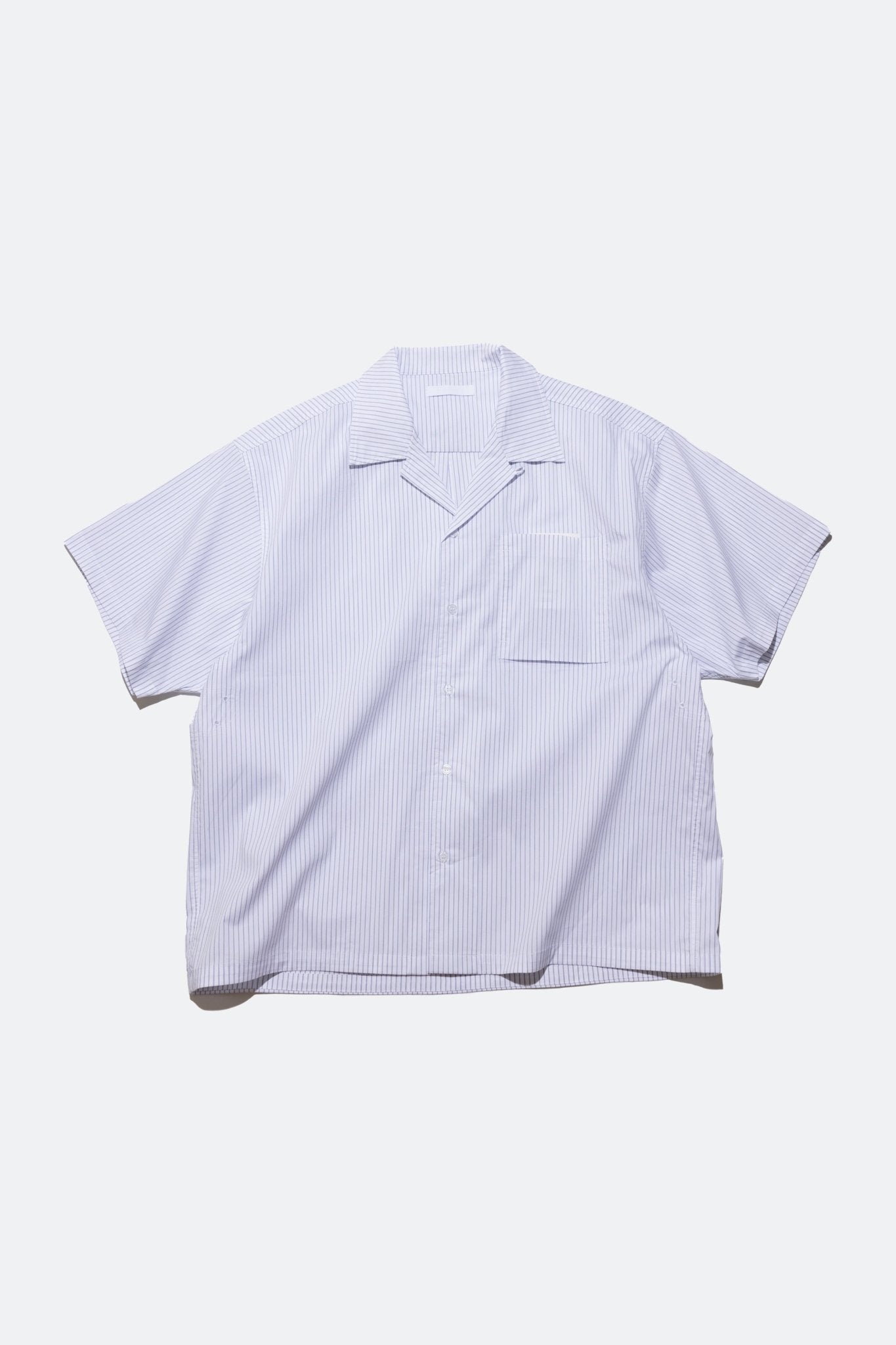 (empty) manual co. pocket(s) shirt/ white pinstripes - GROGROCERY