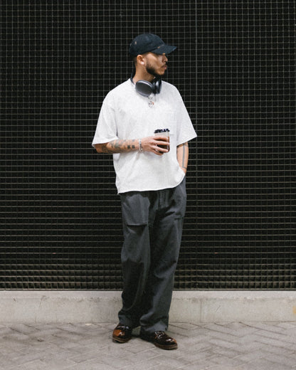 (empty) manual co. pseudo roll-up pants - GROGROCERY