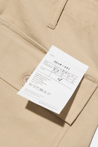 (empty) manual co. pseudo roll-up pants - GROGROCERY