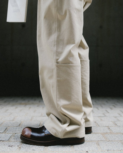 (empty) manual co. pseudo roll-up pants - GROGROCERY