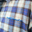 (empty) manual co. quadruple pockets checker shirt/ blue & merino checker - GROGROCERY