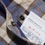 (empty) manual co. quadruple pockets checker shirt/ blue & merino checker - GROGROCERY