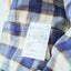 (empty) manual co. quadruple pockets checker shirt/ blue & merino checker - GROGROCERY