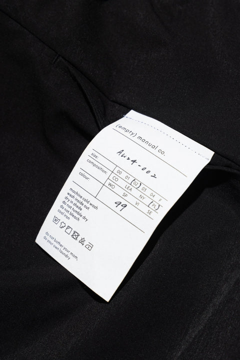 (empty) manual co. slack pants/ black - GROGROCERY