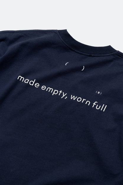 (empty) manual co. summer solstice tee/ navy blue - GROGROCERY