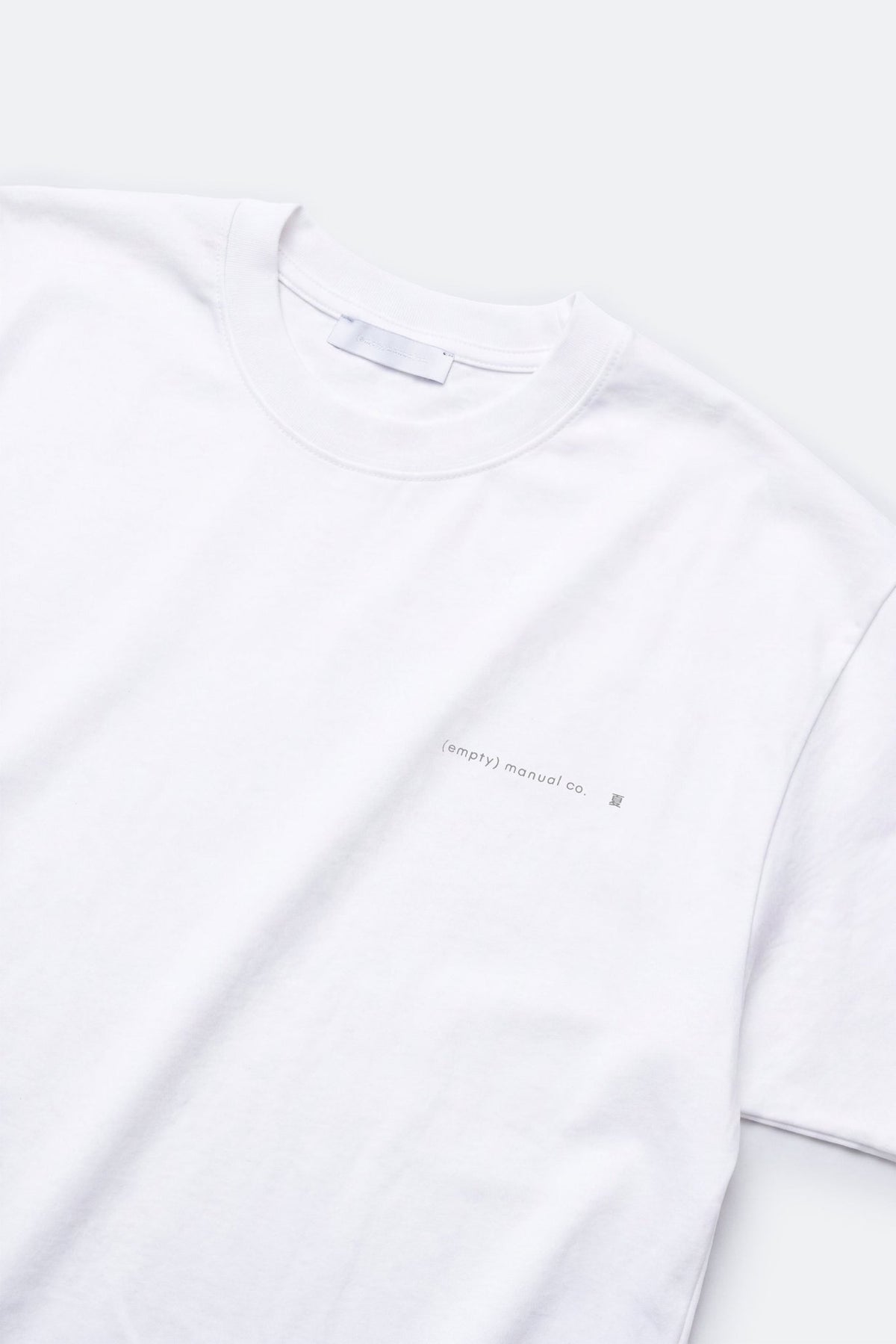 (empty) manual co. summer solstice tee/ white - GROGROCERY