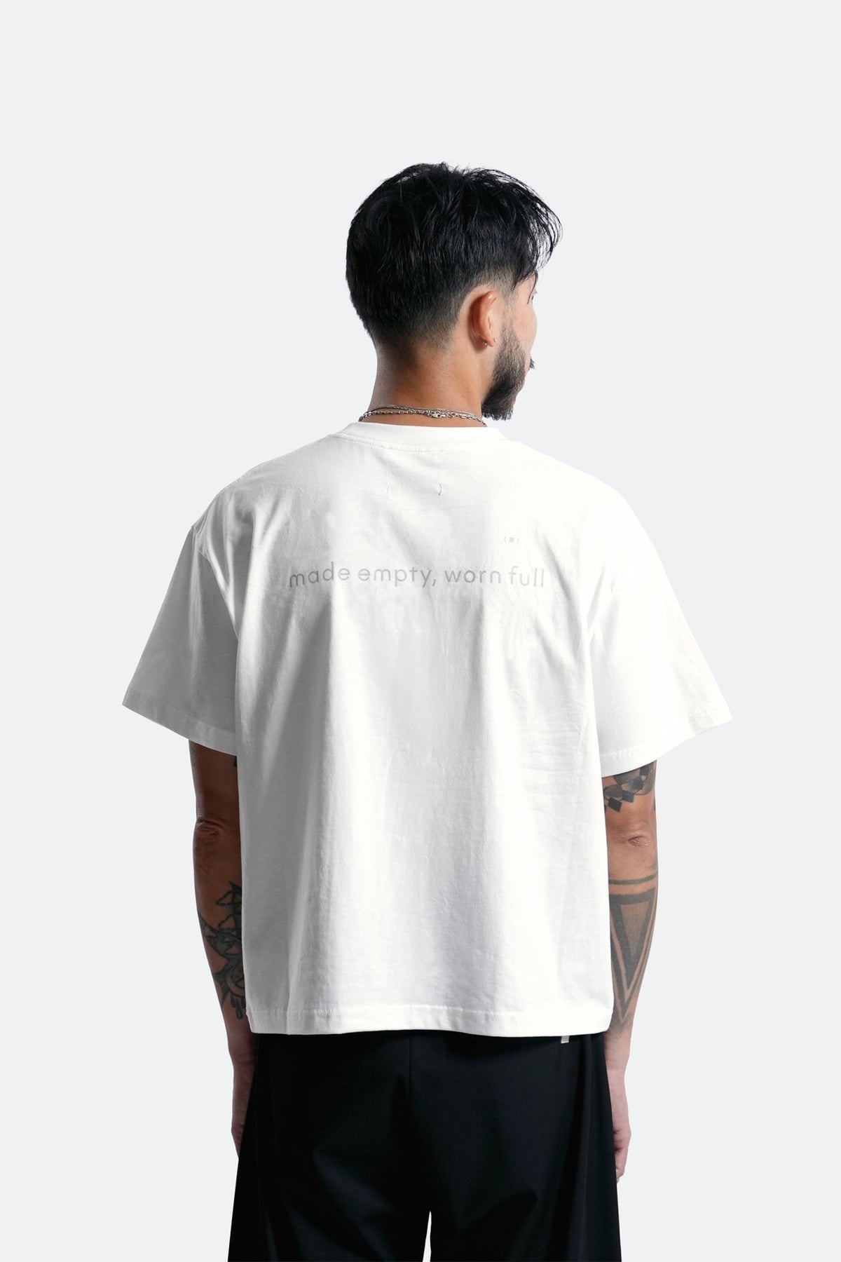 (empty) manual co. summer solstice tee/ white - GROGROCERY