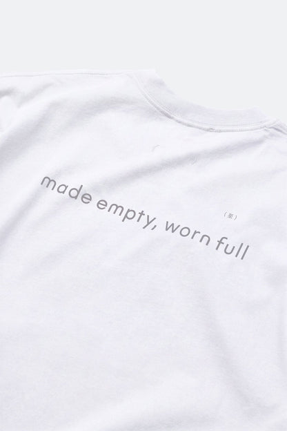 (empty) manual co. summer solstice tee/ white - GROGROCERY