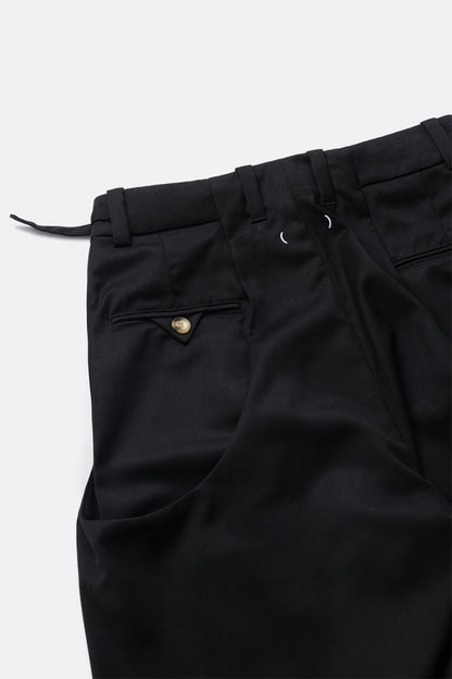 (empty) manual co. UU wide tailored pants/ mute black - GROGROCERY