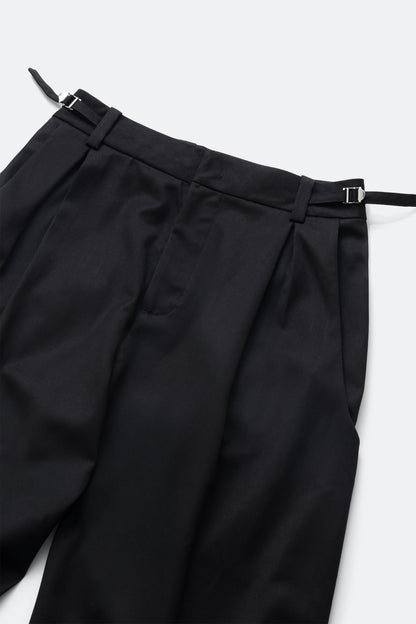 (empty) manual co. UU wide tailored pants/ mute black - GROGROCERY