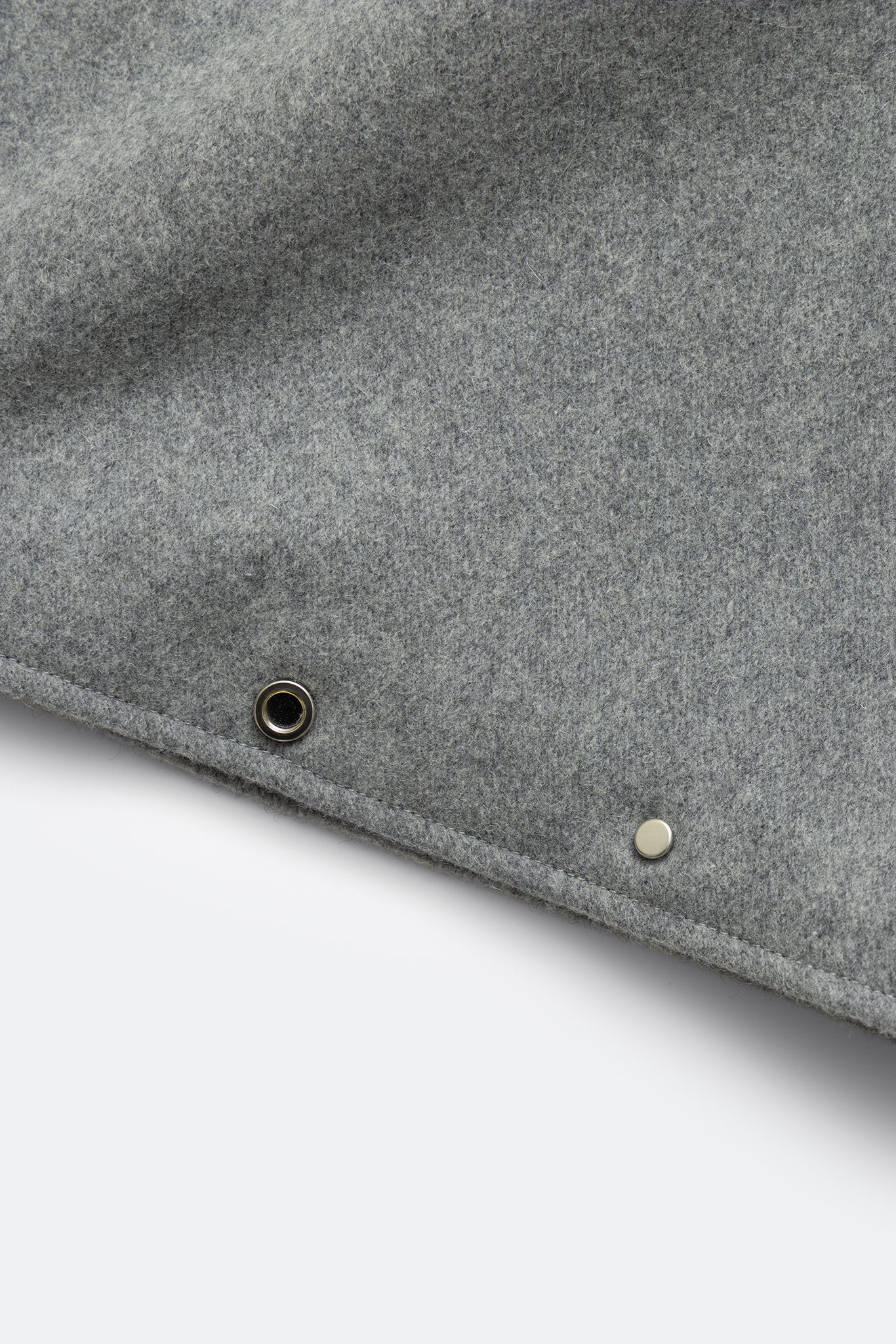 (empty) manual co. wool blend blouson jacket/ grey - GROGROCERY