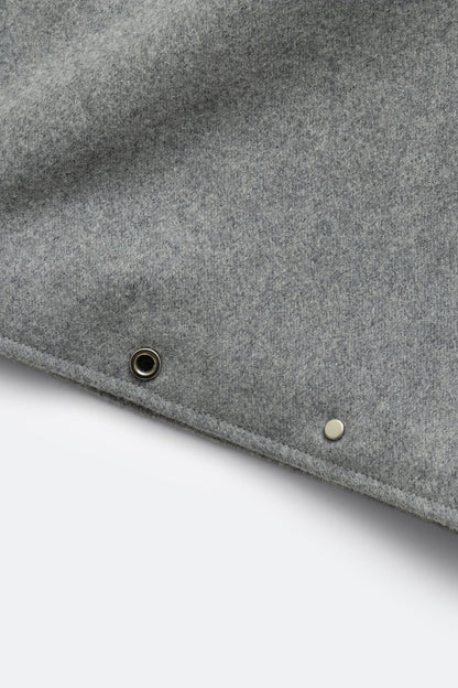 (empty) manual co. wool blend blouson jacket/ grey - GROGROCERY