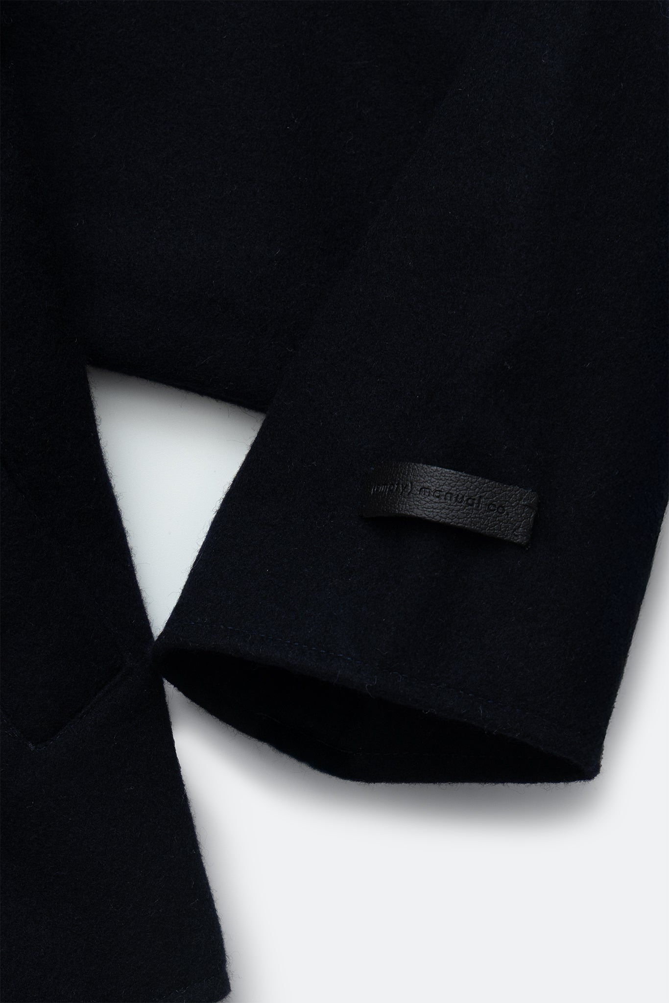 (empty) manual co. wool blend blouson jacket/ indigo black - GROGROCERY