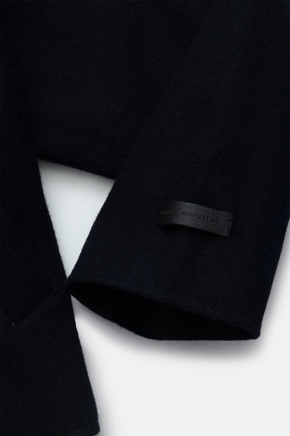 (empty) manual co. wool blend blouson jacket/ indigo black - GROGROCERY