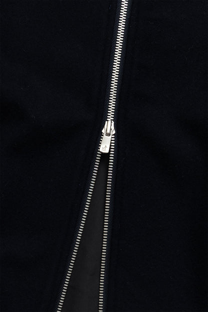 (empty) manual co. wool blend blouson jacket/ indigo black - GROGROCERY