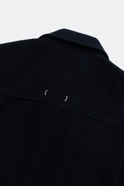 (empty) manual co. wool blend blouson jacket/ indigo black - GROGROCERY