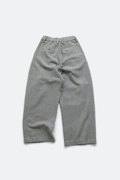 (empty) manual co. wool blend pleated pants/ grey - GROGROCERY
