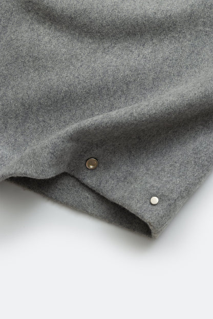 (empty) manual co. wool blend pleated pants/ grey - GROGROCERY