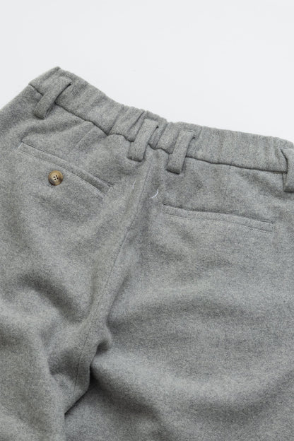 (empty) manual co. wool blend pleated pants/ grey - GROGROCERY