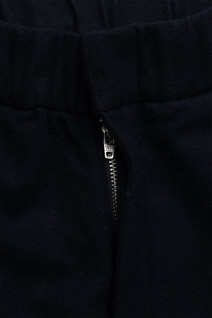 (empty) manual co. wool blend pleated pants/ indigo black - GROGROCERY