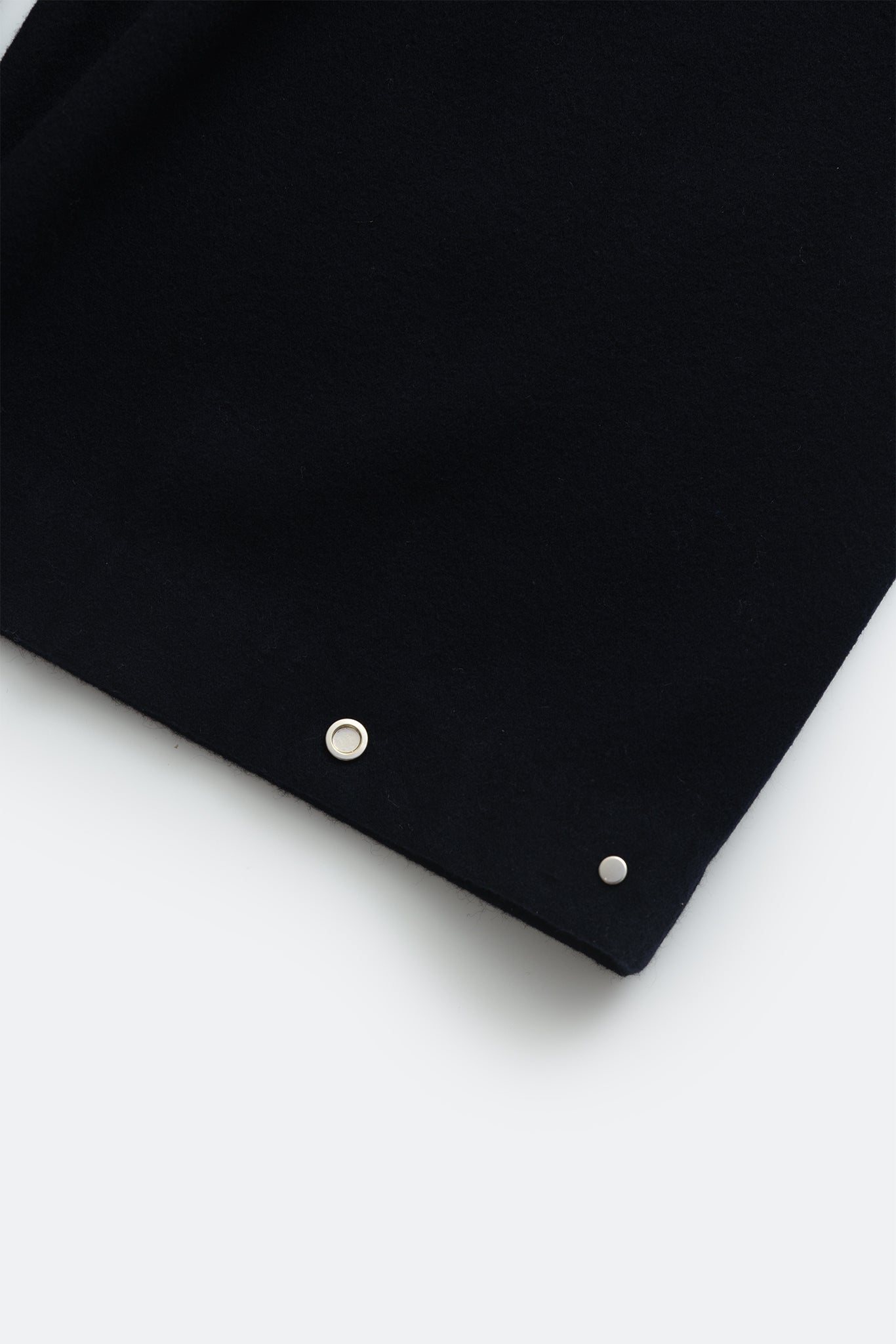 (empty) manual co. wool blend pleated pants/ indigo black - GROGROCERY