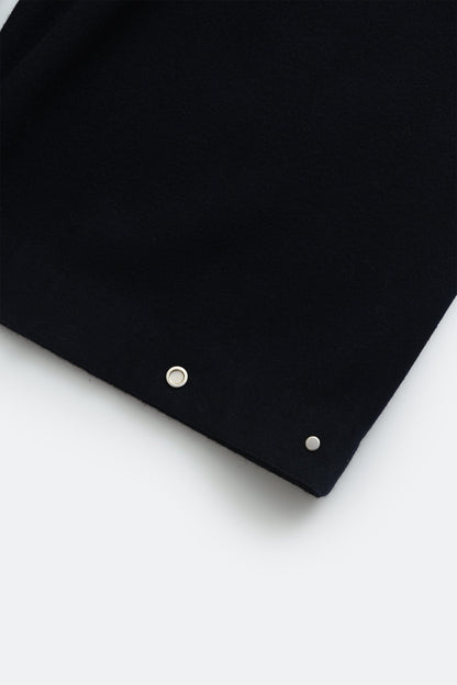 (empty) manual co. wool blend pleated pants/ indigo black - GROGROCERY