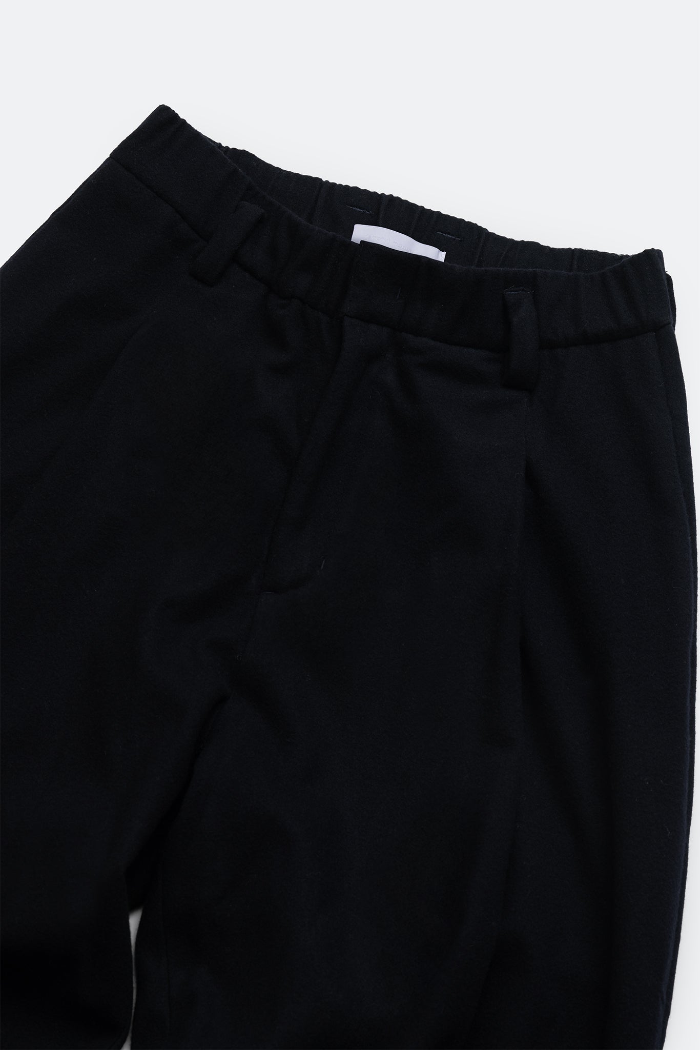 (empty) manual co. wool blend pleated pants/ indigo black - GROGROCERY