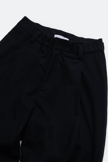(empty) manual co. wool blend pleated pants/ indigo black - GROGROCERY