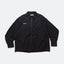 (empty) manual co. zip up shirt jacket/ black - GROGROCERY