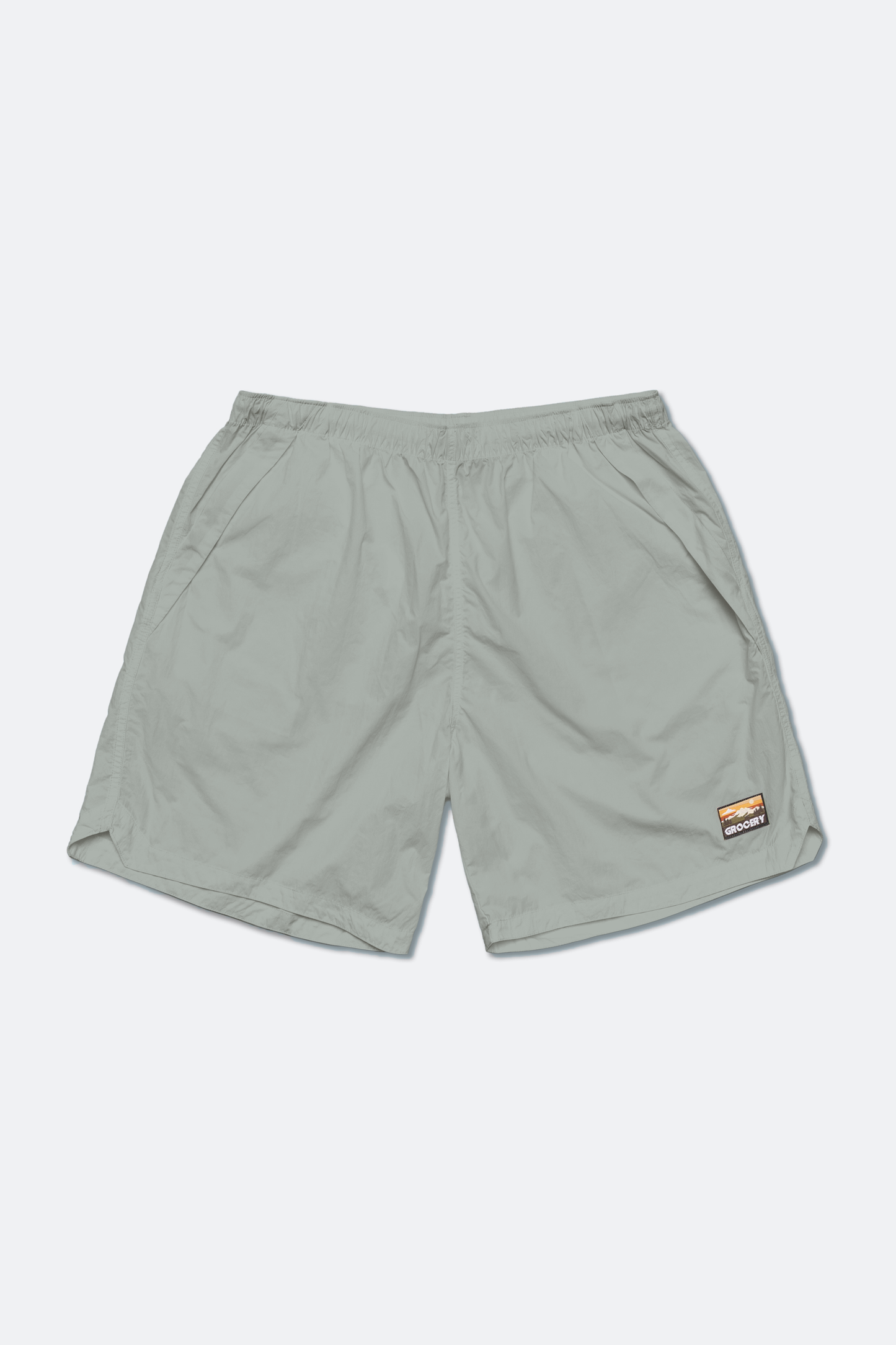 GROCERY DAILY NYLON SHORTS/ GREIGE