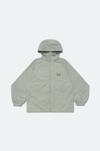 GROCERY PACKABLE NYLON WINDBREAKER/ GREIGE