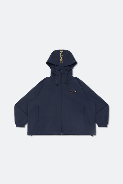 gro. by DM LIGHTWEIGHT PARKA JACKET/ NAVY - GROGROCERY