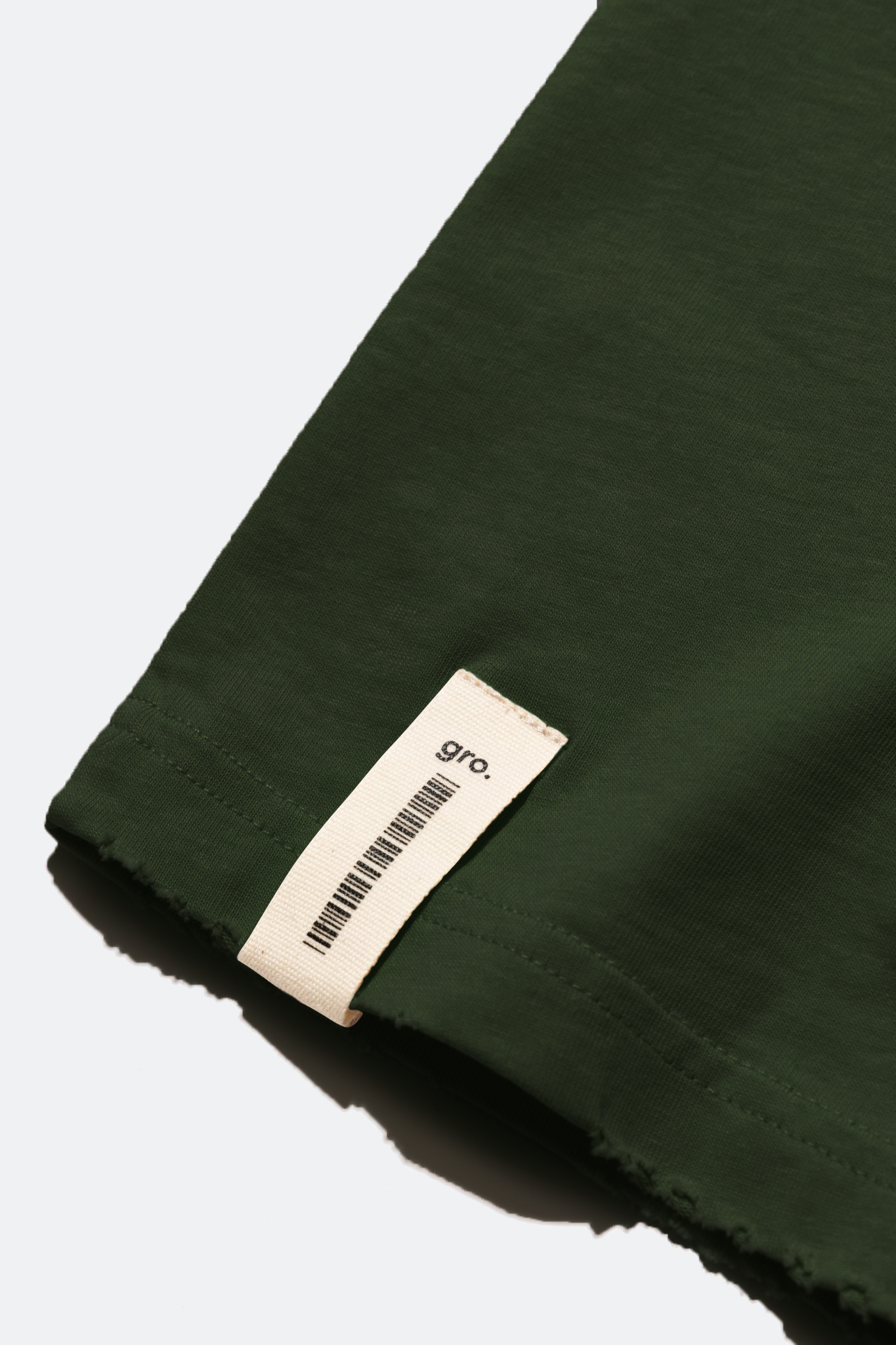 gro. by DM DISTRESSED LOGO TEE/ ARMY GREEN