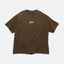 gro. By YH DISTRESSED LOGO TEE/ WALNUT BROWN - GROGROCERY