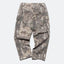 gro. By YH LIGHT WASHED WIDE LEG CARGO PANTS/ REAL TREE CAMO - GROGROCERY