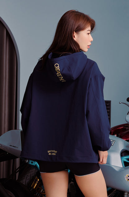 gro. by DM LIGHTWEIGHT PARKA JACKET/ NAVY