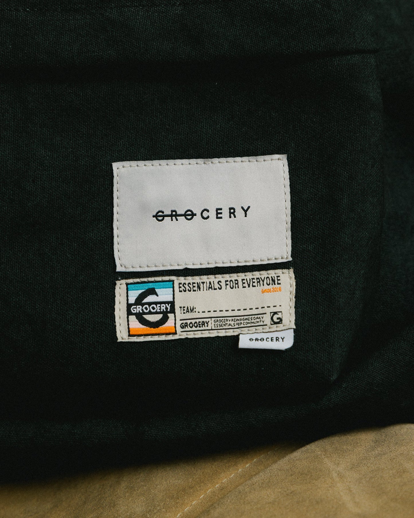 GROCERY 22L PATCH LOGO DAYPACK/ WASHED CHARCOAL - GROGROCERY