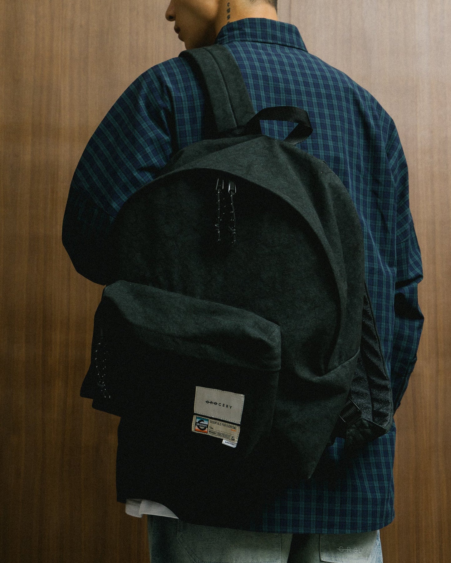 GROCERY 22L PATCH LOGO DAYPACK/ WASHED CHARCOAL - GROGROCERY