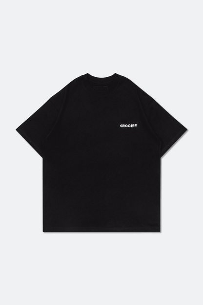 GROCERY 3M G - LOGO TEE/ BLACK - GROGROCERY