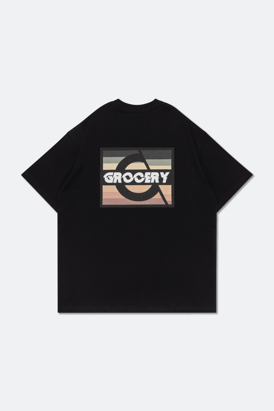 GROCERY 3M G - LOGO TEE/ BLACK - GROGROCERY