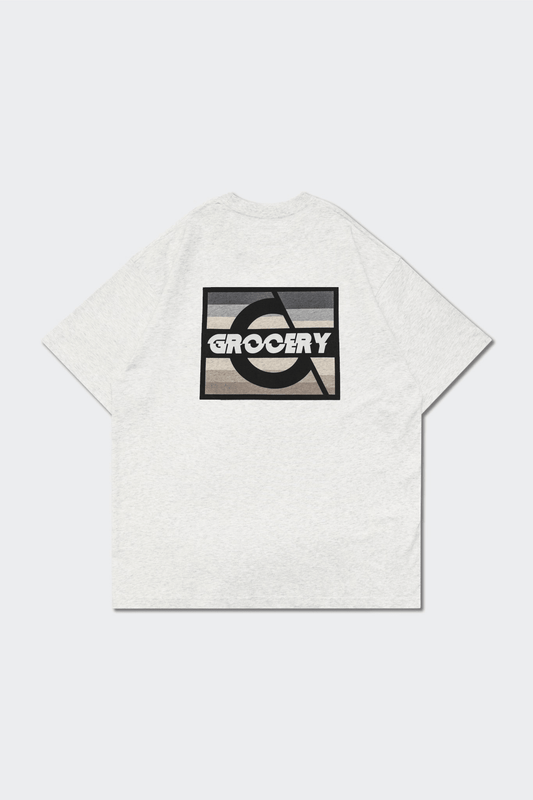 GROCERY 3M G - LOGO TEE/ GREY - GROGROCERY